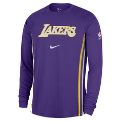 Los Angeles Lakers 2025/26 Authentic Pre-Game Legend Dri-FIT Long Sleeve Shooting Shirt Purple | Nike Lifestyle