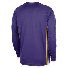 Los Angeles Lakers 2025/26 Authentic Pre-Game Legend Dri-FIT Long Sleeve Shooting Shirt Purple | Nike Lifestyle