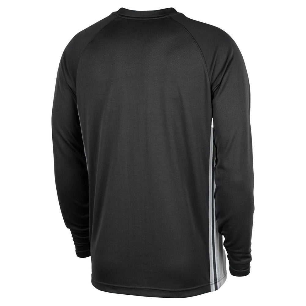 San Antonio Spurs 2025/26 Authentic Pre-Game Legend Dri-FIT Long Sleeve Shooting Shirt Black | Nike Lifestyle