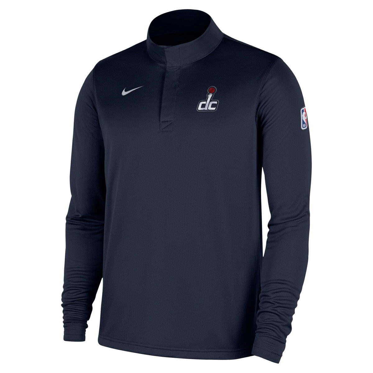 Washington Wizards 2025/26 Authentic Coaches Quarter-Zip Dri-Fit Top Navy | Nike