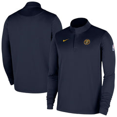 Denver Nuggets 2025/26 Authentic Coaches Quarter-Zip Dri-Fit Top for sale Navy | Nike Near Me