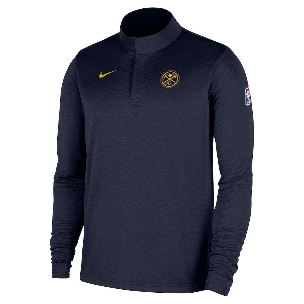 Denver Nuggets 2025/26 Authentic Coaches Quarter-Zip Dri-Fit Top for sale Navy | Nike Near Me