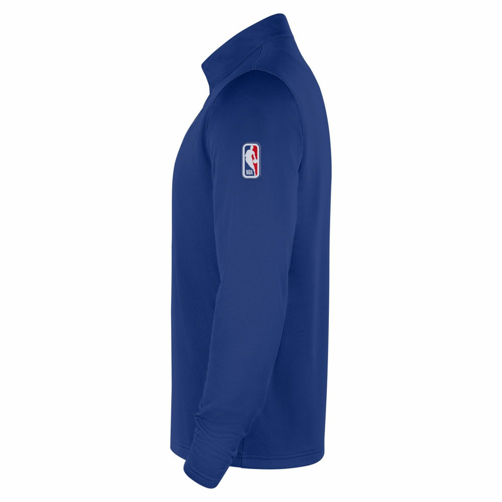 New York Knicks 2025/26 Authentic Coaches Quarter-Zip Dri-Fit Top Blue | Nike US