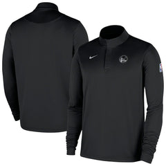 Golden State Warriors 2025/26 Authentic Coaches Quarter-Zip Dri-Fit Top for sale Black | Nike Lifestyle