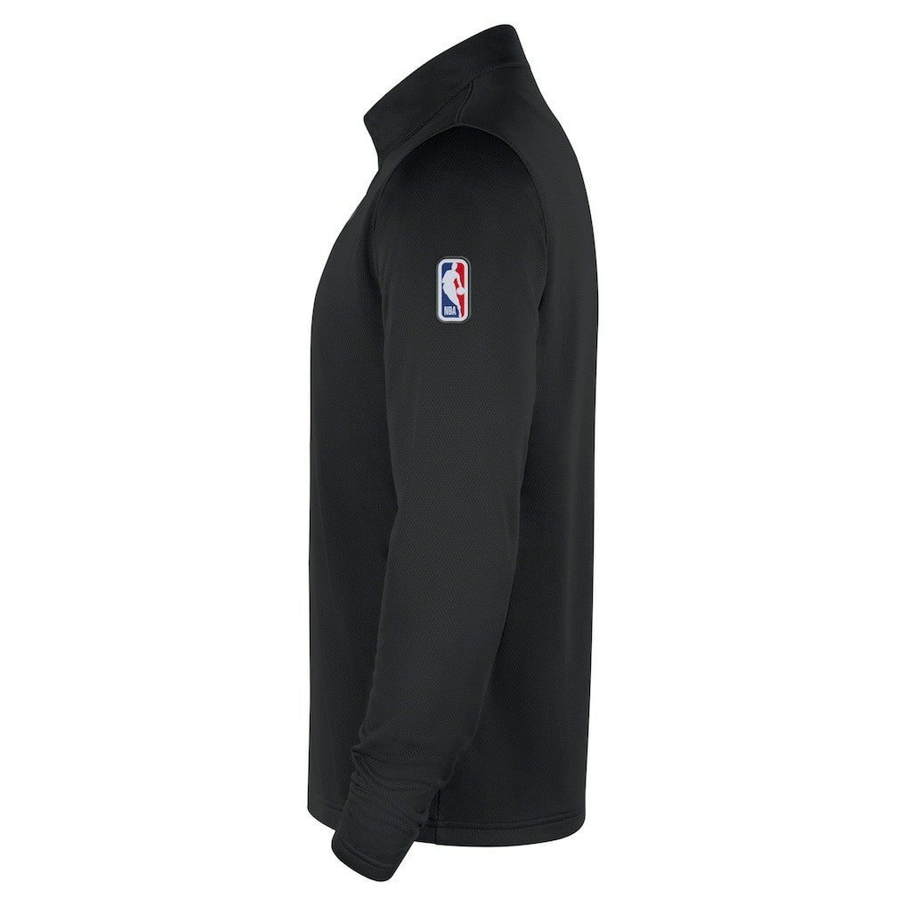 Golden State Warriors 2025/26 Authentic Coaches Quarter-Zip Dri-Fit Top for sale Black | Nike Lifestyle