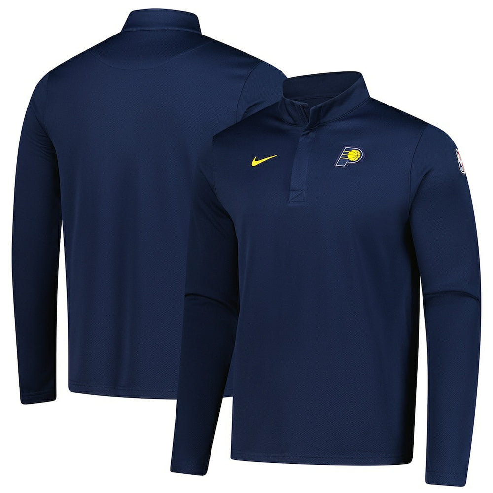 Indiana Pacers 2025/26 Authentic Coaches Quarter-Zip Dri-Fit Top Navy | Nike Lifestyle