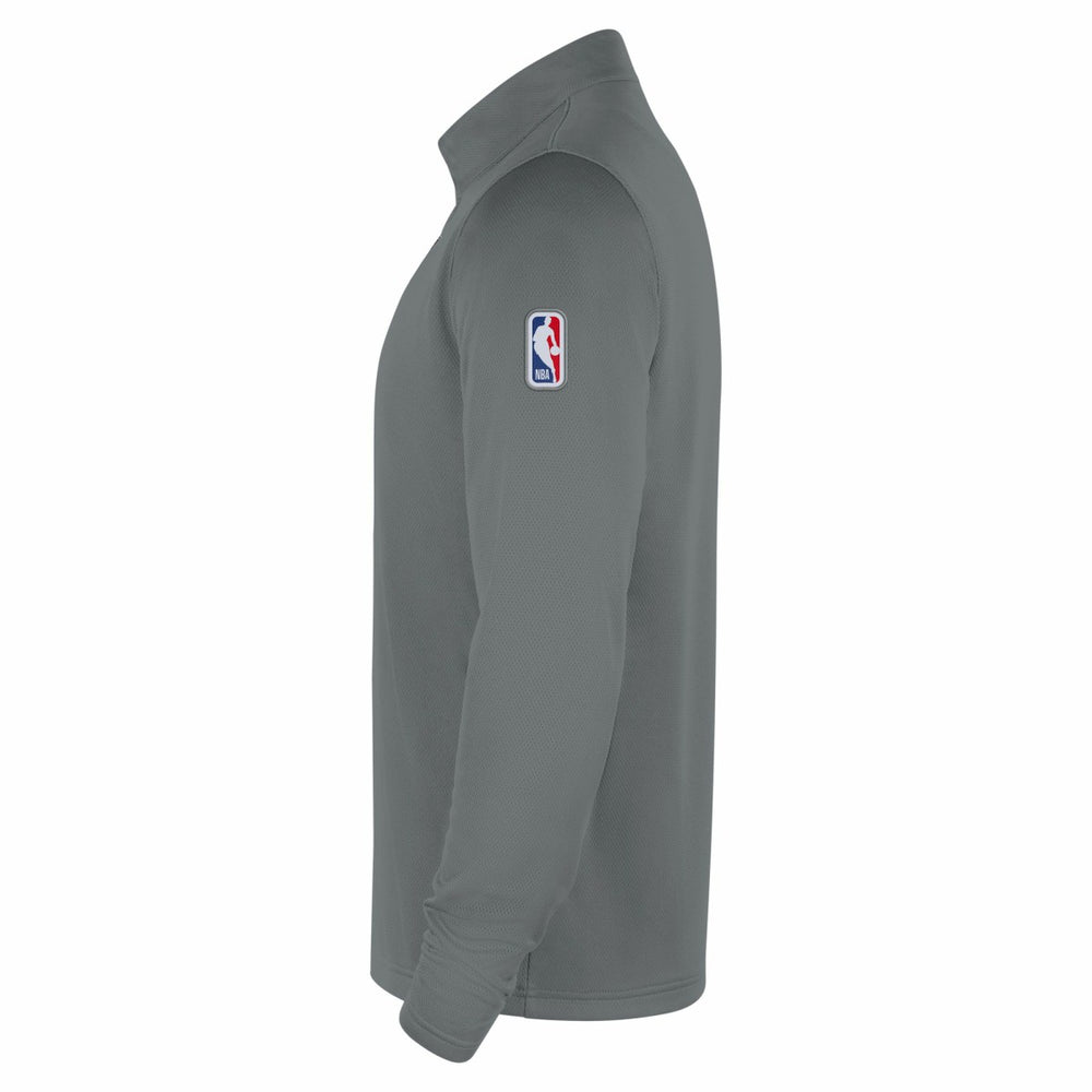 San Antonio Spurs 2025/26 Authentic Coaches Quarter-Zip Dri-Fit Top Silver | Nike US