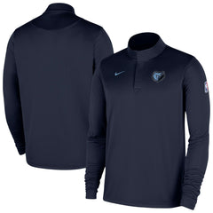 Memphis Grizzlies 2025/26 Authentic Coaches Quarter-Zip Dri-Fit Top Navy | Nike Lifestyle