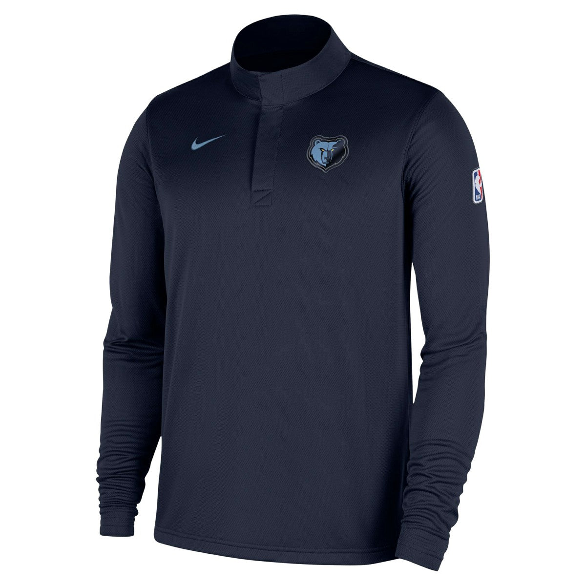 Memphis Grizzlies 2025/26 Authentic Coaches Quarter-Zip Dri-Fit Top Navy | Nike Lifestyle