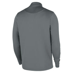 Brooklyn Nets 2025/26 Authentic Coaches Quarter-Zip Dri-Fit Top Gray | Nike