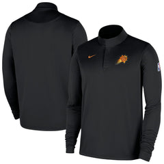 Phoenix Suns 2025/26 Authentic Coaches Quarter-Zip Dri-Fit Top Black | Nike online