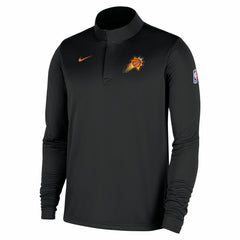 Phoenix Suns 2025/26 Authentic Coaches Quarter-Zip Dri-Fit Top Black | Nike online