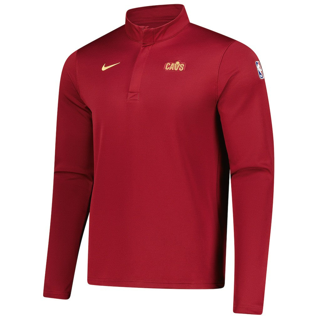 Cleveland Cavaliers 2025/26 Authentic Coaches Quarter-Zip Dri-Fit Top for sale Wine | Nike outlet