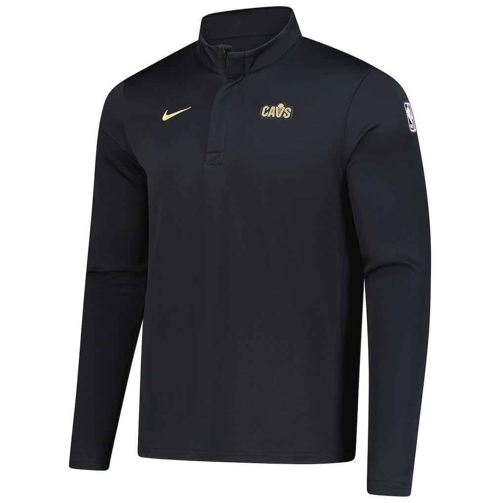 Cleveland Cavaliers 2025/26 Authentic Coaches Quarter-Zip Dri-Fit Top for sale Black | Nike US