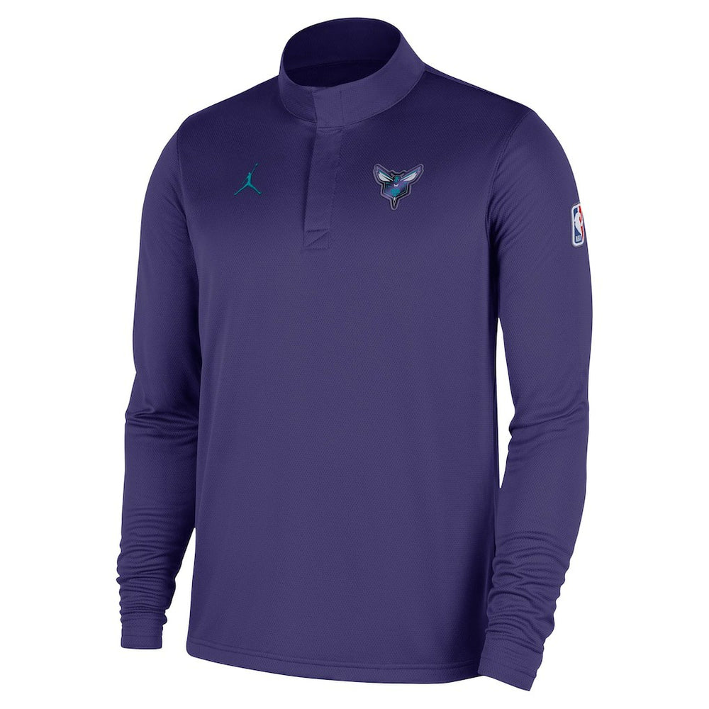 Charlotte Hornets 2025/26 Authentic Coaches Quarter-Zip Dri-Fit Top Purple | Nike online