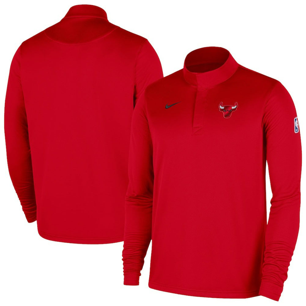 Chicago Bulls 2025/26 Authentic Coaches Quarter-Zip Dri-Fit Top Red | Nike outlet
