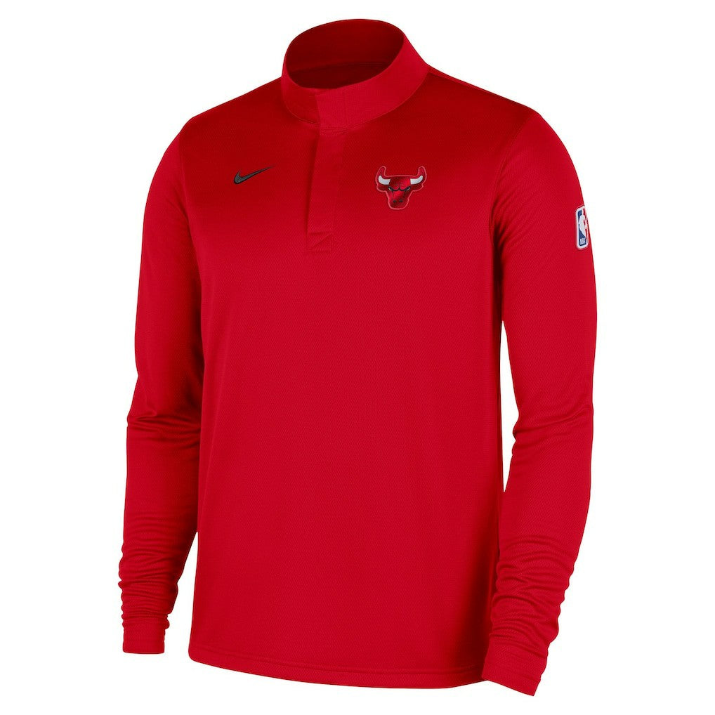 Chicago Bulls 2025/26 Authentic Coaches Quarter-Zip Dri-Fit Top Red | Nike outlet