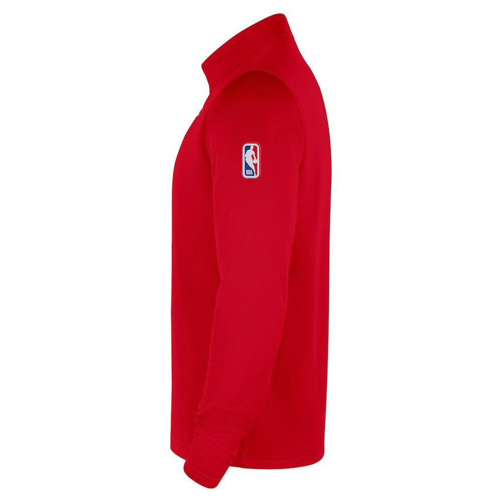 Chicago Bulls 2025/26 Authentic Coaches Quarter-Zip Dri-Fit Top Red | Nike outlet