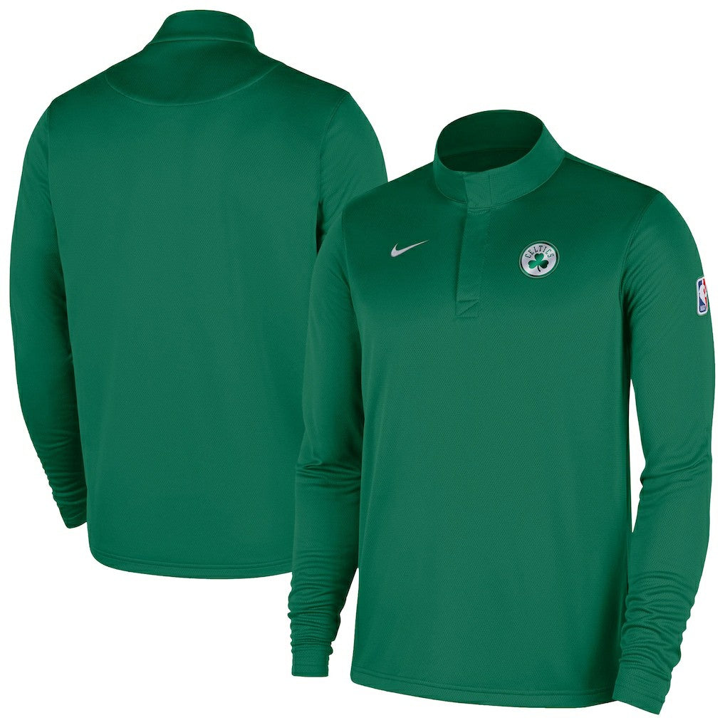 Boston Celtics 2025/26 Authentic Coaches Quarter-Zip Dri-Fit Top Kelly Green | Nike Lifestyle