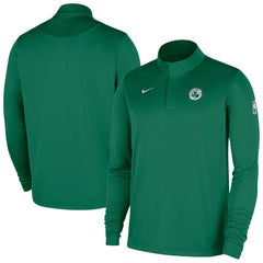 Boston Celtics 2025/26 Authentic Coaches Quarter-Zip Dri-Fit Top Kelly Green | Nike Lifestyle