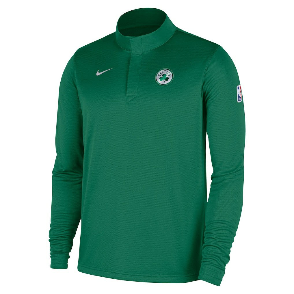 Boston Celtics 2025/26 Authentic Coaches Quarter-Zip Dri-Fit Top Kelly Green | Nike Lifestyle