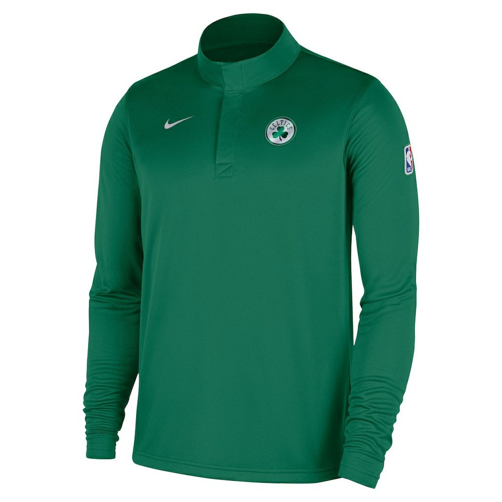 Boston Celtics 2025/26 Authentic Coaches Quarter-Zip Dri-Fit Top Kelly Green | Nike Lifestyle