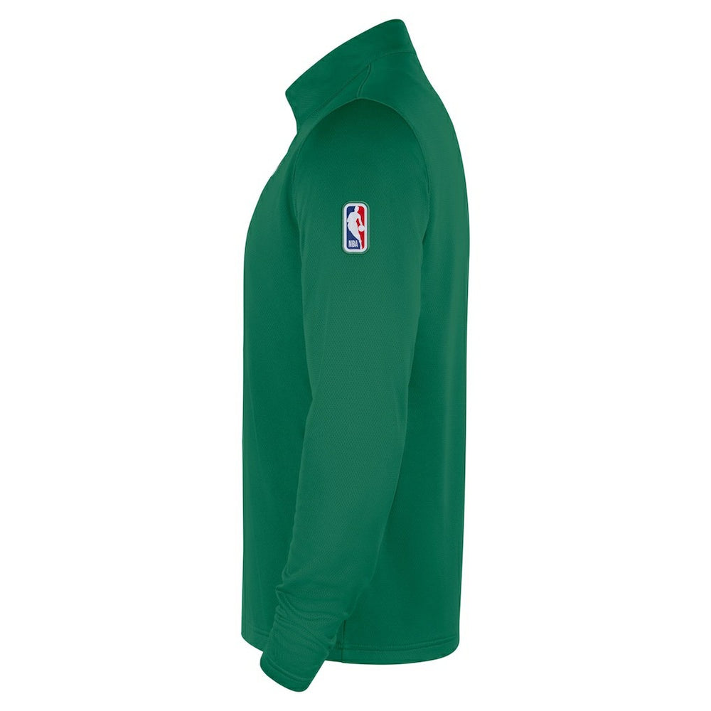 Boston Celtics 2025/26 Authentic Coaches Quarter-Zip Dri-Fit Top Kelly Green | Nike Lifestyle