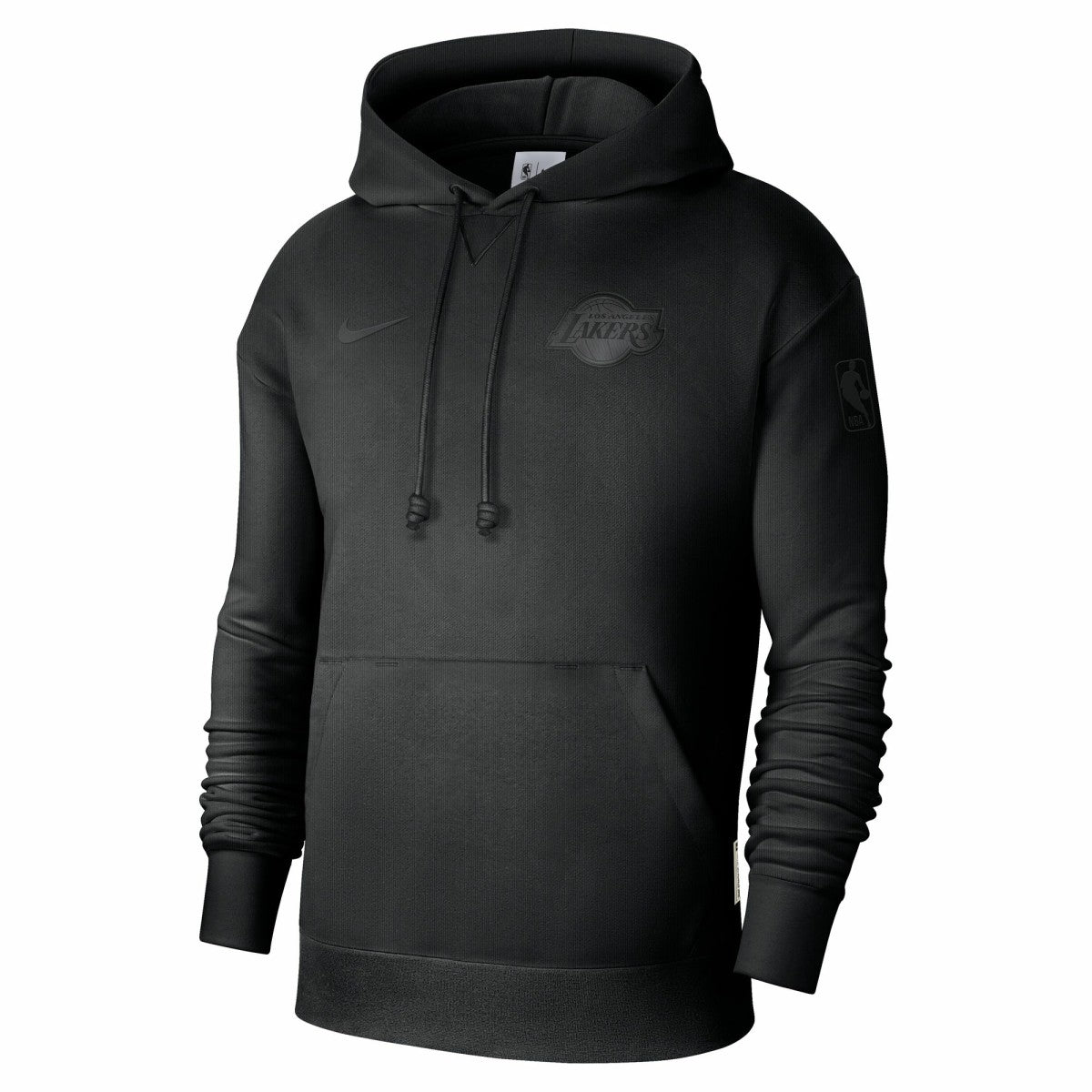 Los Angeles Lakers Men's Authentic Travel Standard Issue Dri-Fit Hoodie Black | Nike
