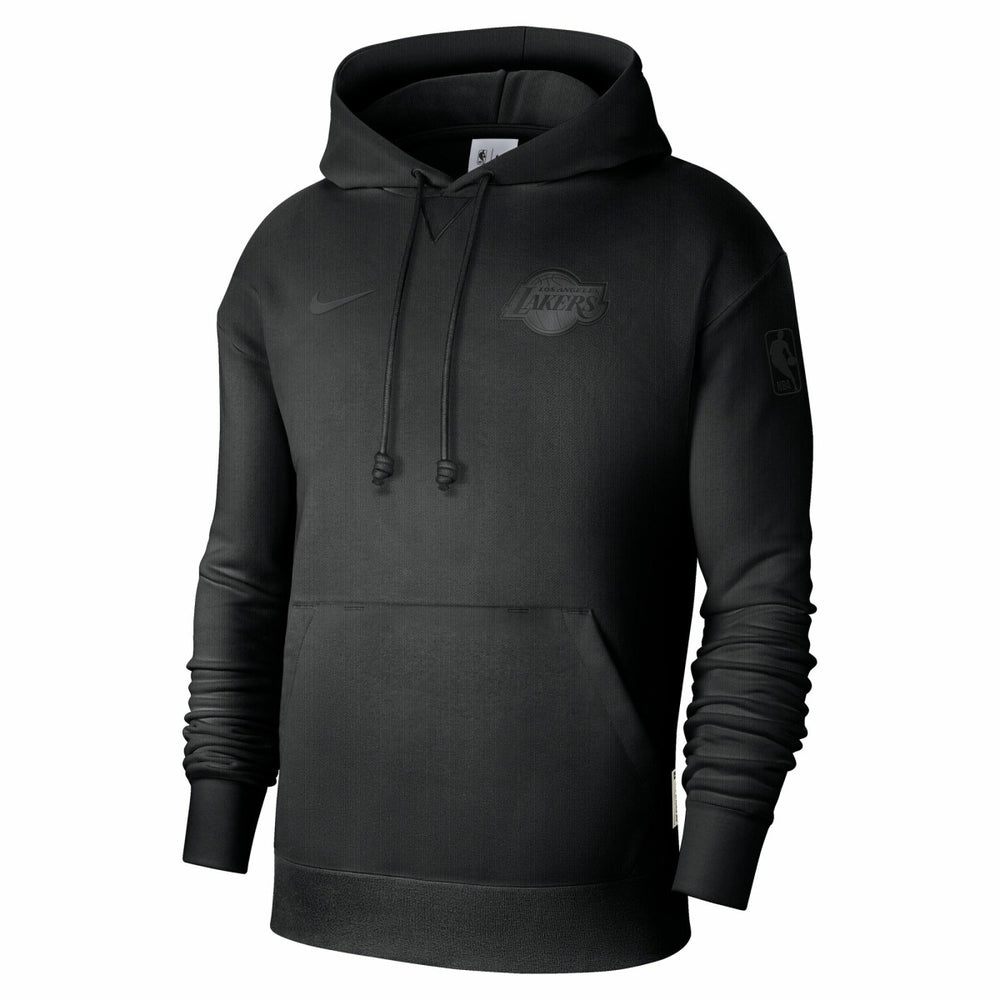 Los Angeles Lakers Men's Authentic Travel Standard Issue Dri-Fit Hoodie Black | Nike