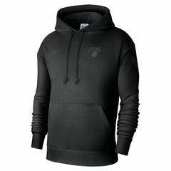 New York Knicks Men's Authentic Travel Standard Issue Dri-Fit Hoodie Black | Nike Lifestyle