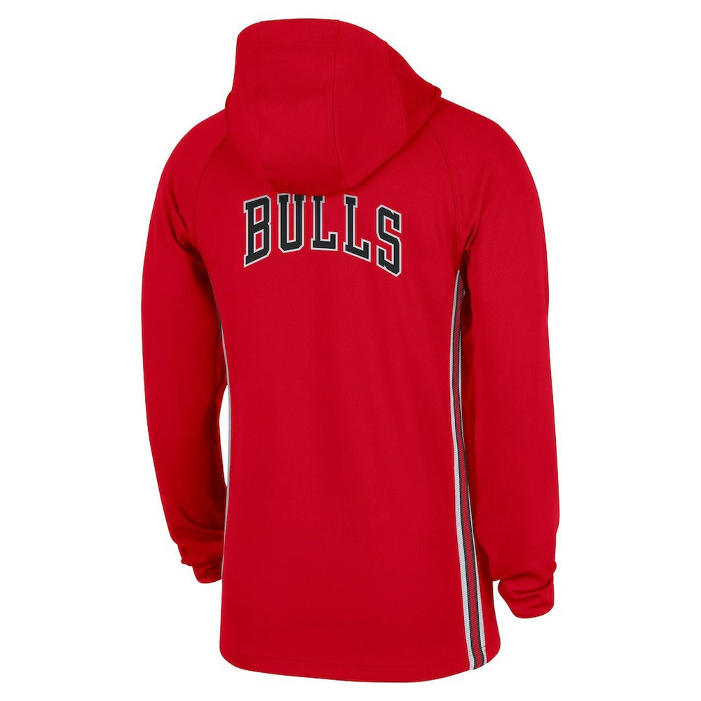 Chicago Bulls Authentic On Court Zone Quarter-Zip Dri-FIT Hoodie Jacket Red | Nike outlet
