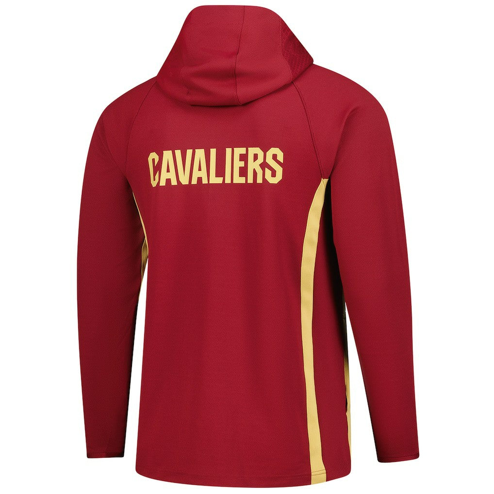 Cleveland Cavaliers Authentic On Court Zone Quarter-Zip Dri-FIT Hoodie Jacket for sale Wine | Nike discount