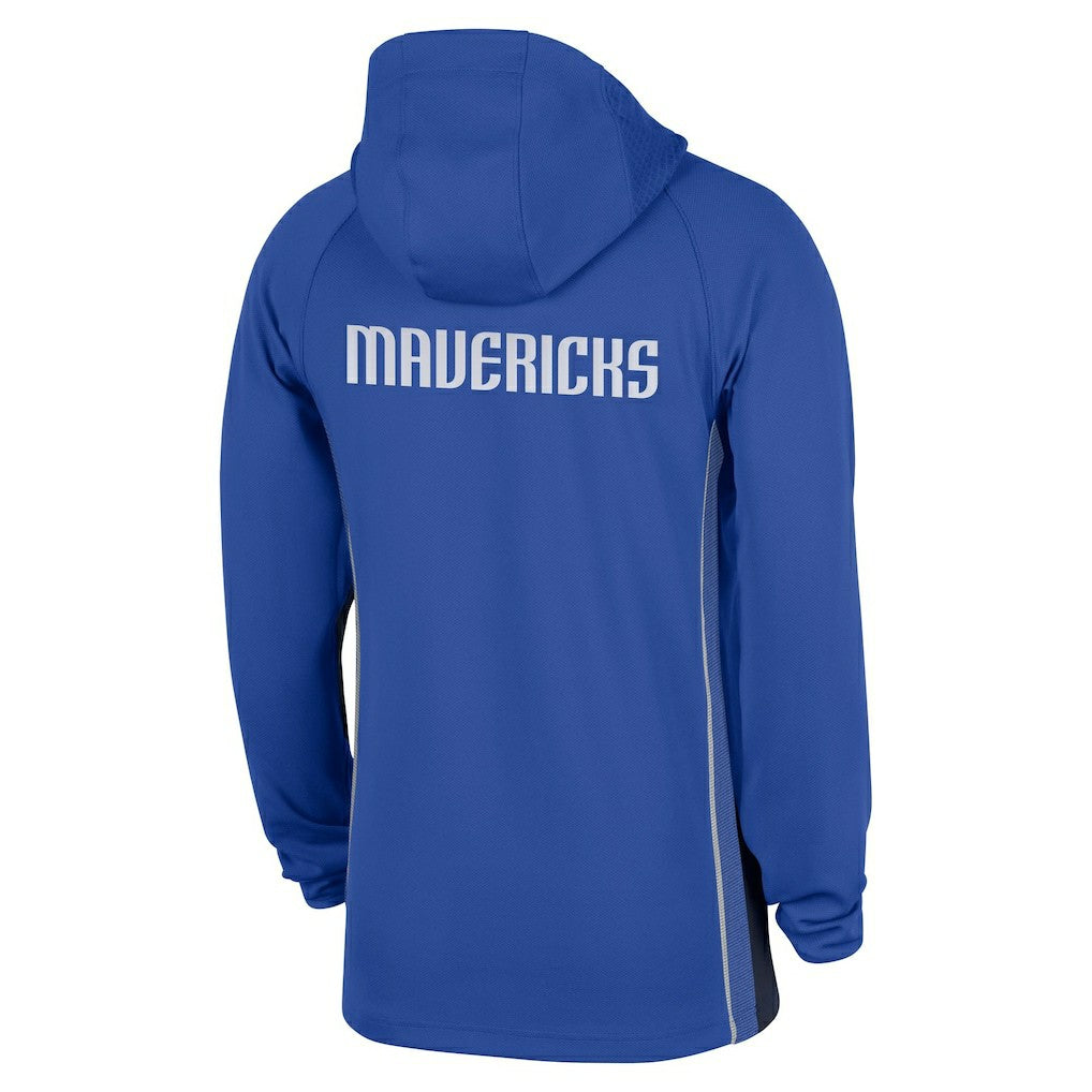 Dallas Mavericks Authentic On Court Zone Quarter-Zip Dri-FIT Hoodie Jacket for sale Royal | Nike discount