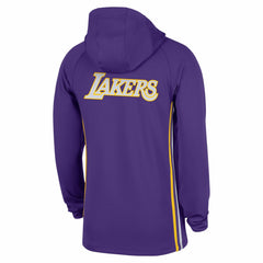 Los Angeles Lakers Authentic On Court Zone Quarter-Zip Dri-FIT Hoodie Jacket Purple | Nike online