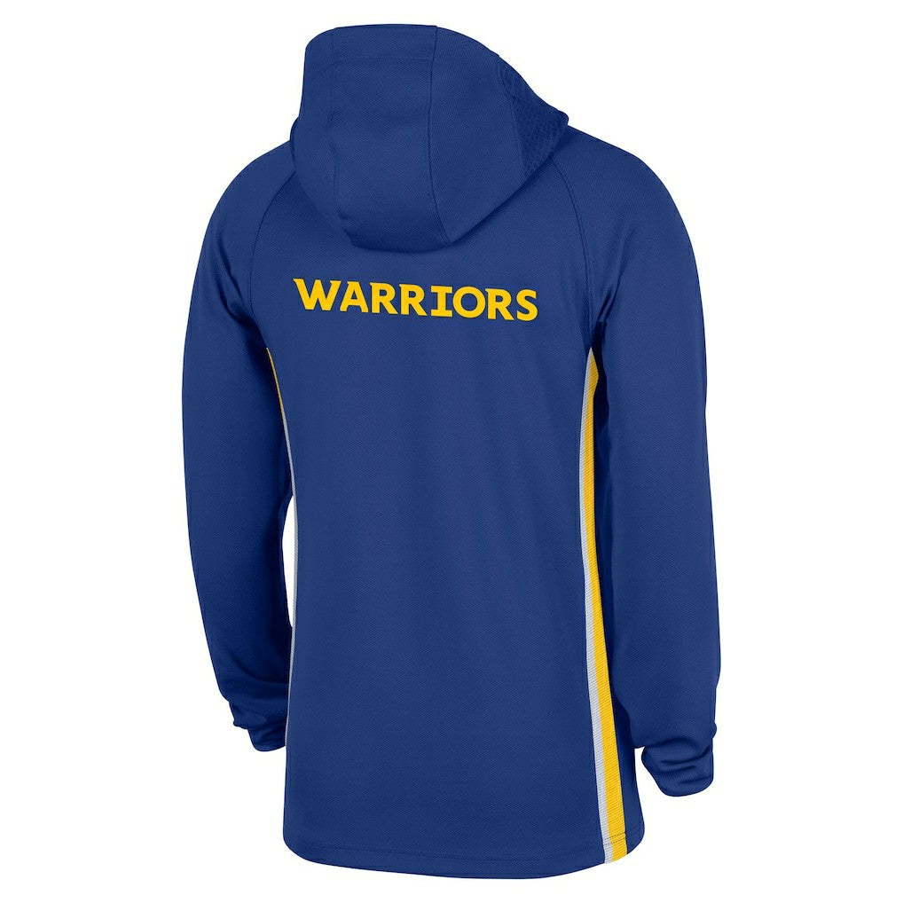 Golden State Warriors Authentic On Court Zone Quarter-Zip Dri-FIT Hoodie Jacket for sale Blue | Nike discount