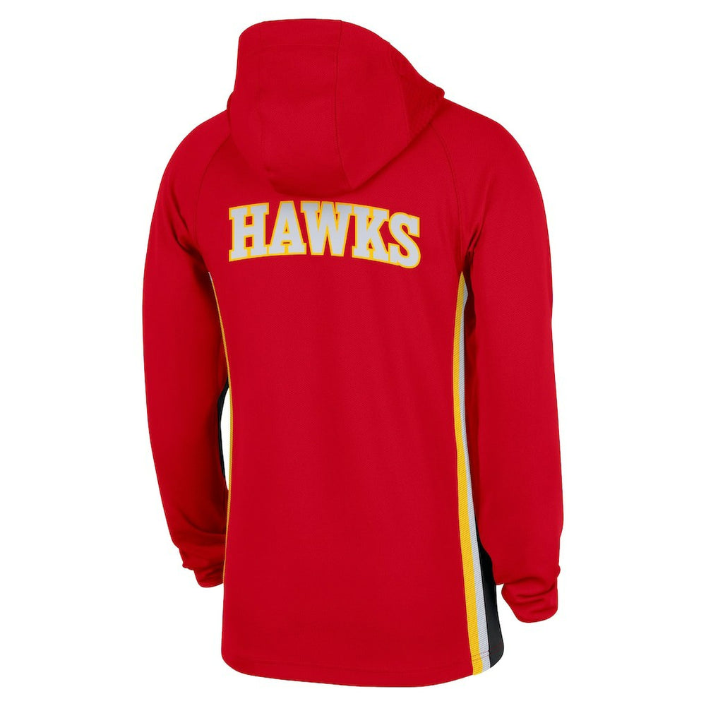 Atlanta Hawks Authentic On Court Zone Quarter-Zip Dri-FIT Hoodie Jacket Red | Nike outlet