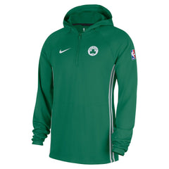 Boston Celtics Authentic On Court Zone Quarter-Zip Dri-FIT Hoodie Jacket Kelly Green | Nike Lifestyle