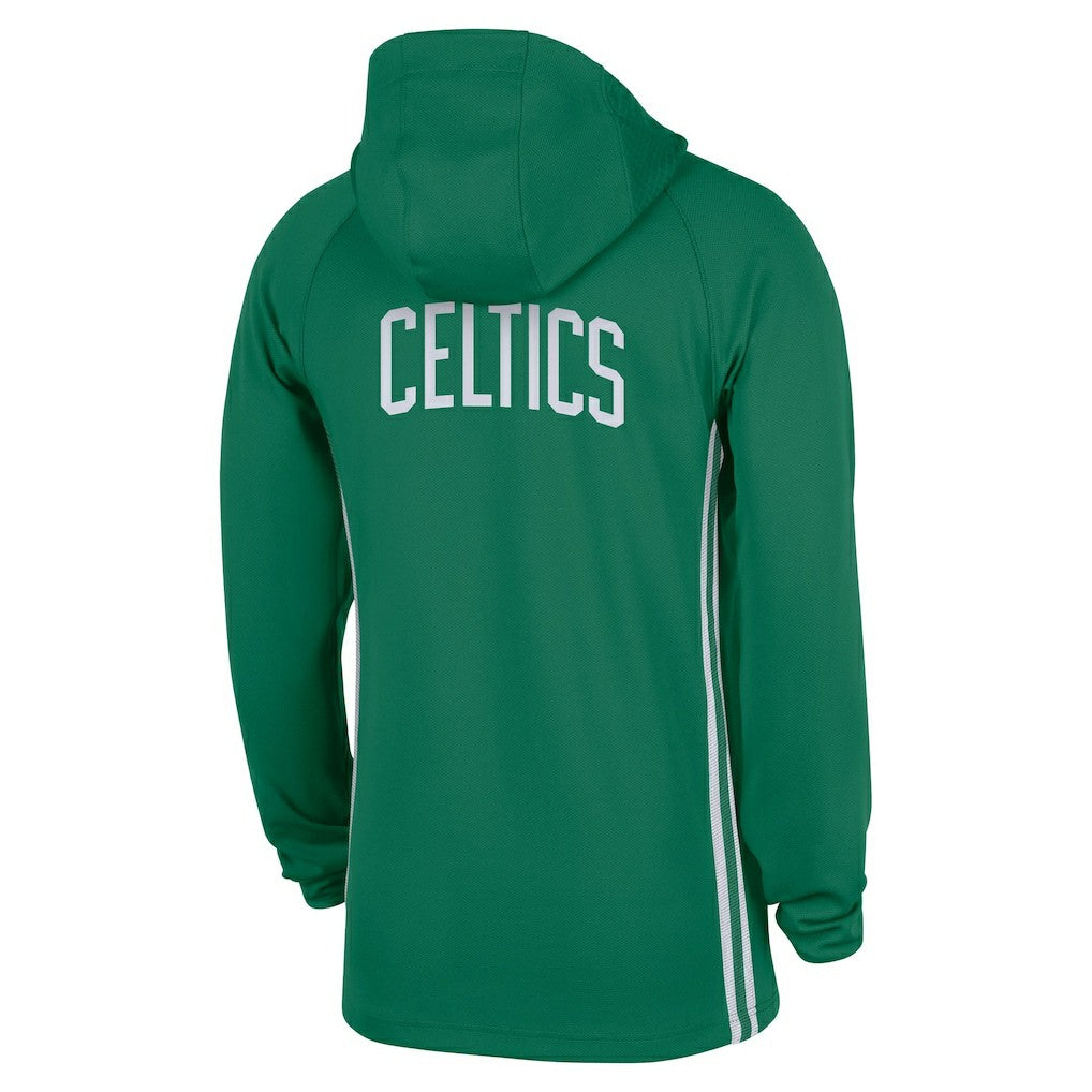 Boston Celtics Authentic On Court Zone Quarter-Zip Dri-FIT Hoodie Jacket Kelly Green | Nike Lifestyle