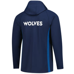 Minnesota Timberwolves Authentic On Court Zone Quarter-Zip Dri-FIT Hoodie Jacket Navy | Nike outlet