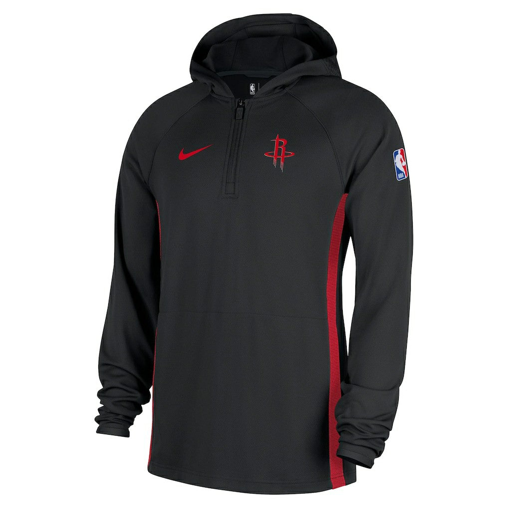Houston Rockets Authentic On Court Zone Quarter-Zip Dri-FIT Hoodie Jacket for sale Black | Nike for sale