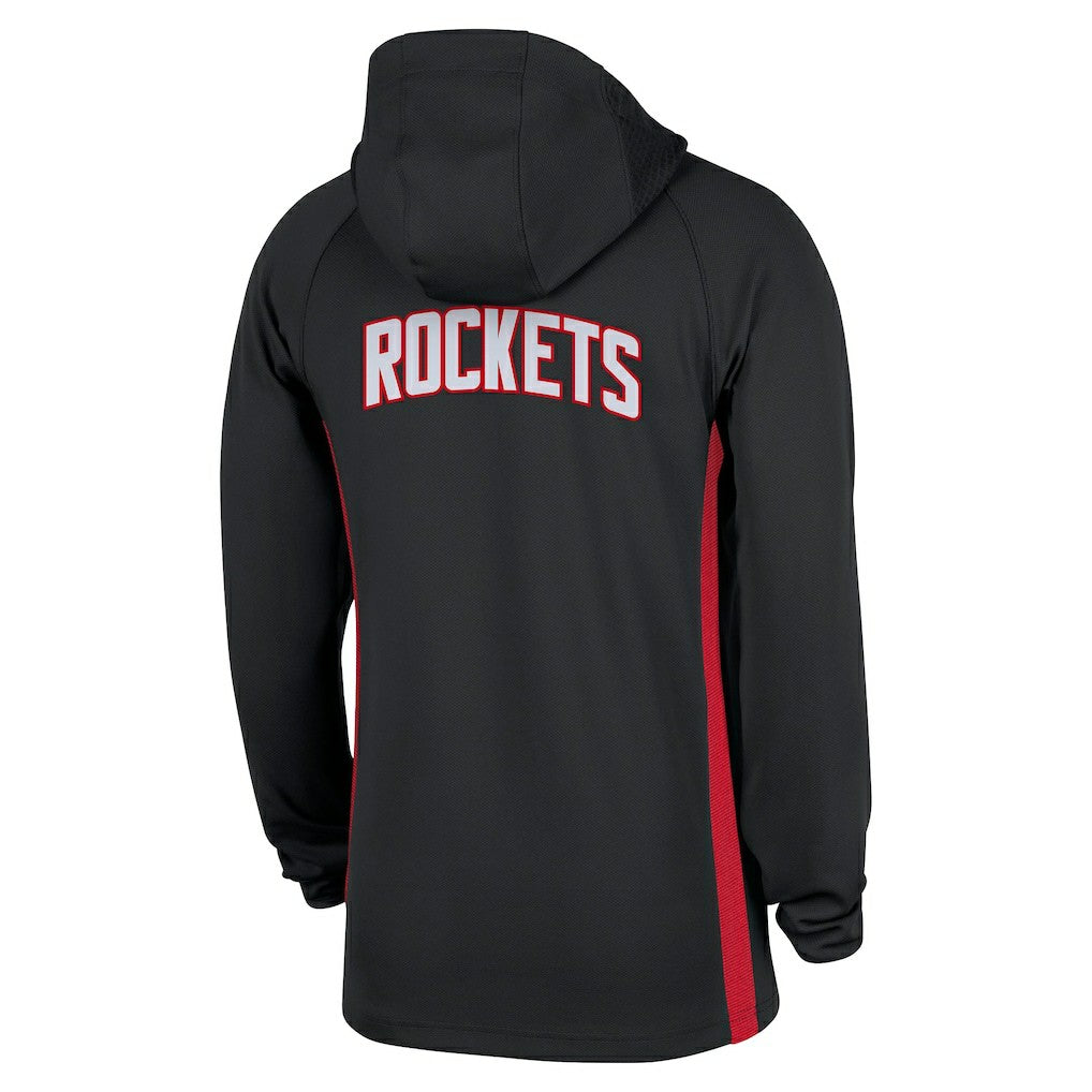 Houston Rockets Authentic On Court Zone Quarter-Zip Dri-FIT Hoodie Jacket for sale Black | Nike for sale