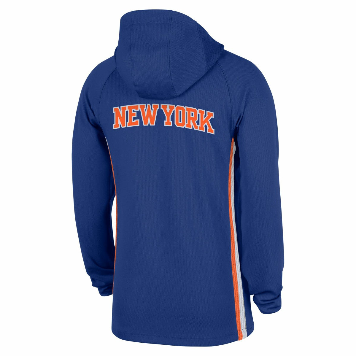 New York Knicks Authentic On Court Zone Quarter-Zip Dri-FIT Hoodie Jacket Blue | Nike Near Me