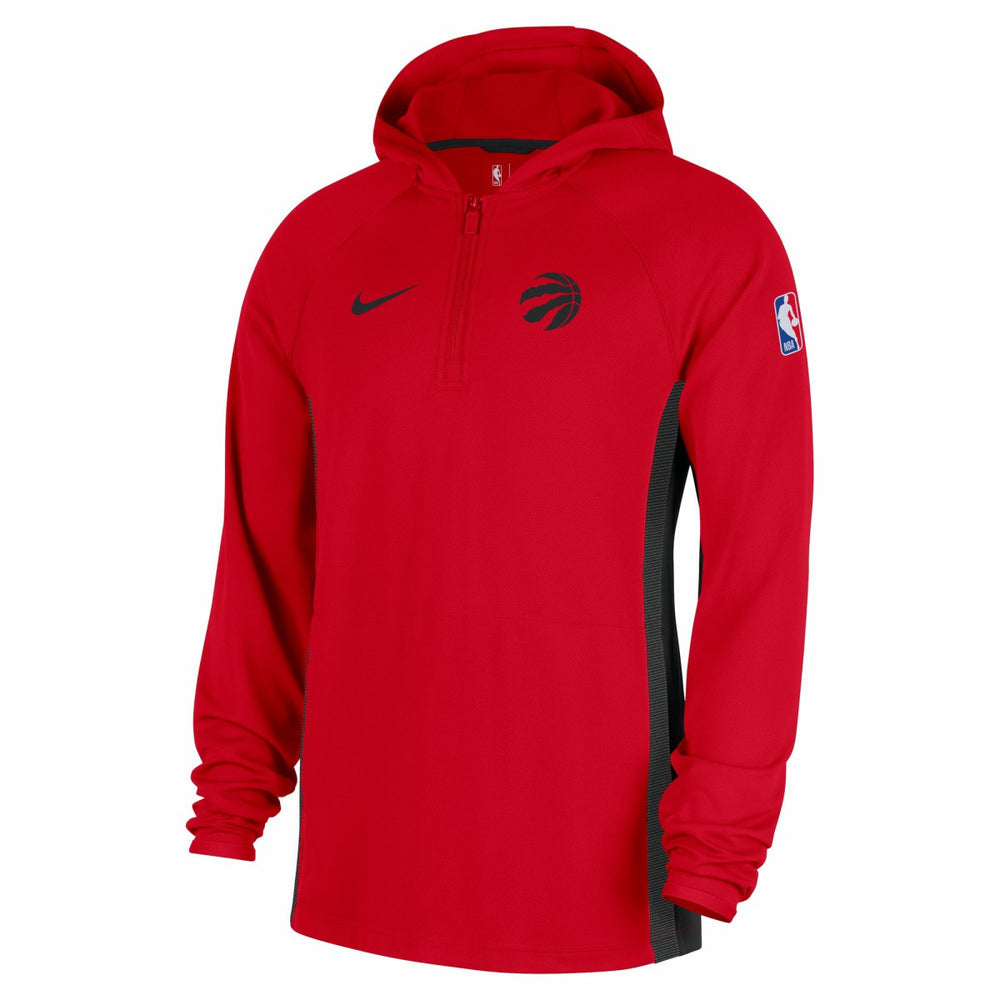 Toronto Raptors Authentic On Court Zone Quarter-Zip Dri-FIT Hoodie Jacket Red | Nike outlet