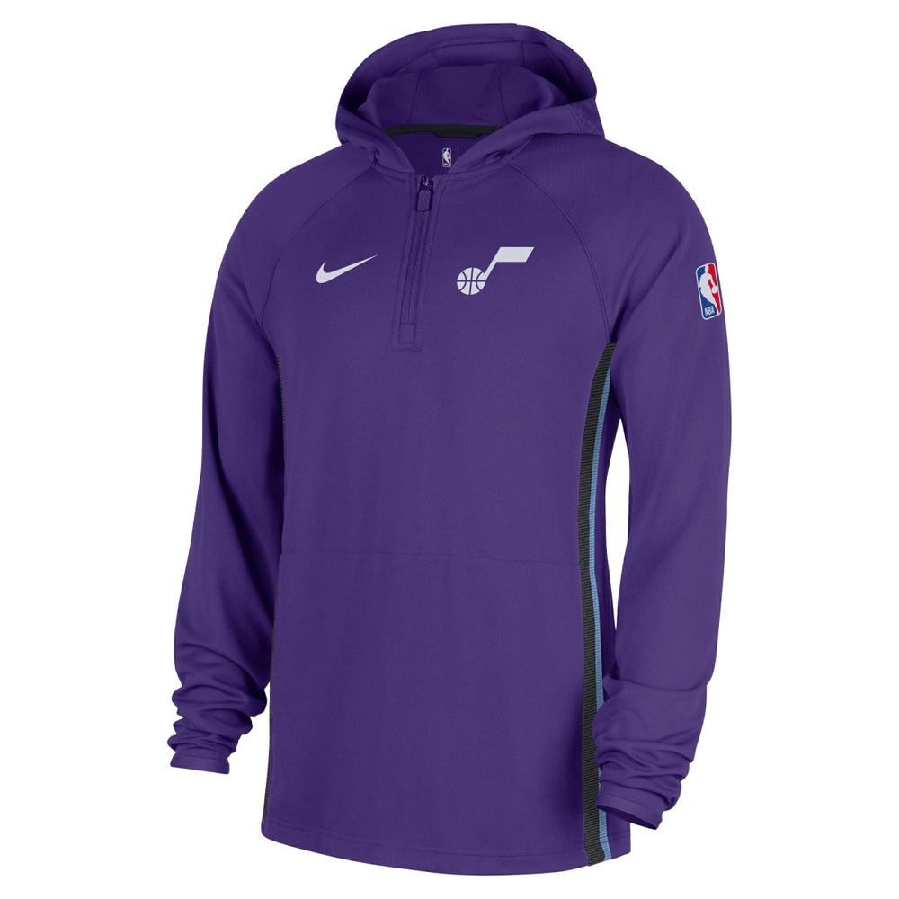 Utah Jazz Authentic On Court Zone Quarter-Zip Dri-FIT Hoodie Jacket Purple | Nike for sale