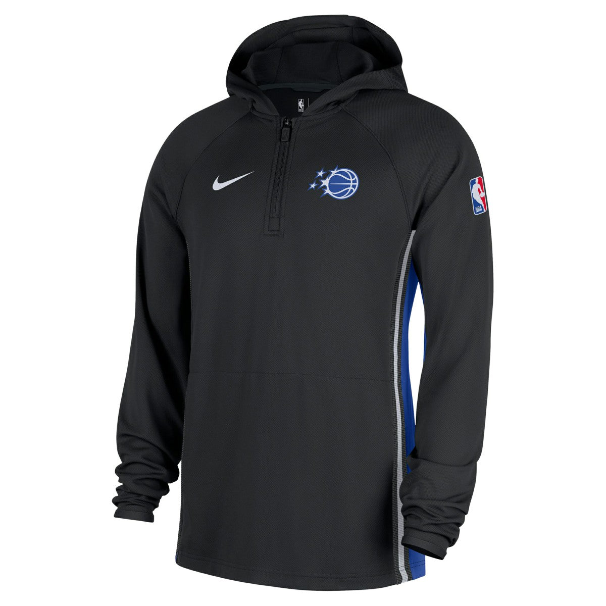 Orlando Magic Authentic On Court Zone Quarter-Zip Dri-FIT Hoodie Jacket Black | Nike Near Me