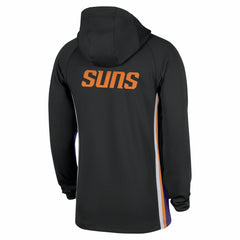 Phoenix Suns Authentic On Court Zone Quarter-Zip Dri-FIT Hoodie Jacket Black | Nike