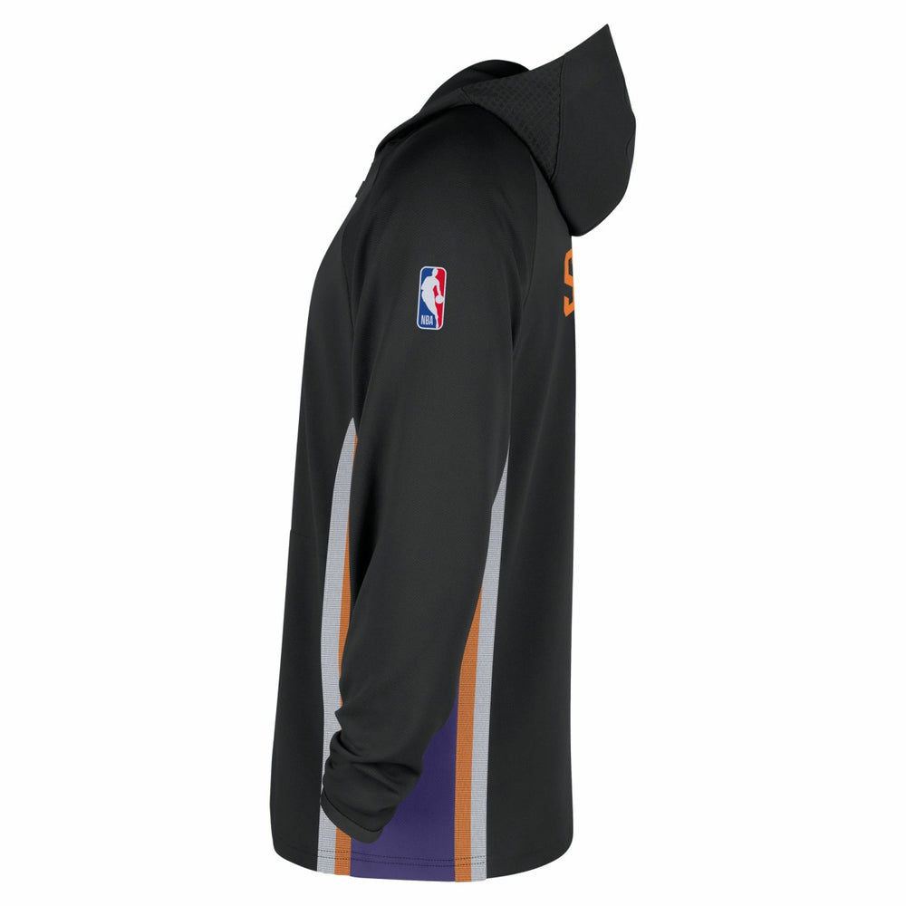 Phoenix Suns Authentic On Court Zone Quarter-Zip Dri-FIT Hoodie Jacket Black | Nike