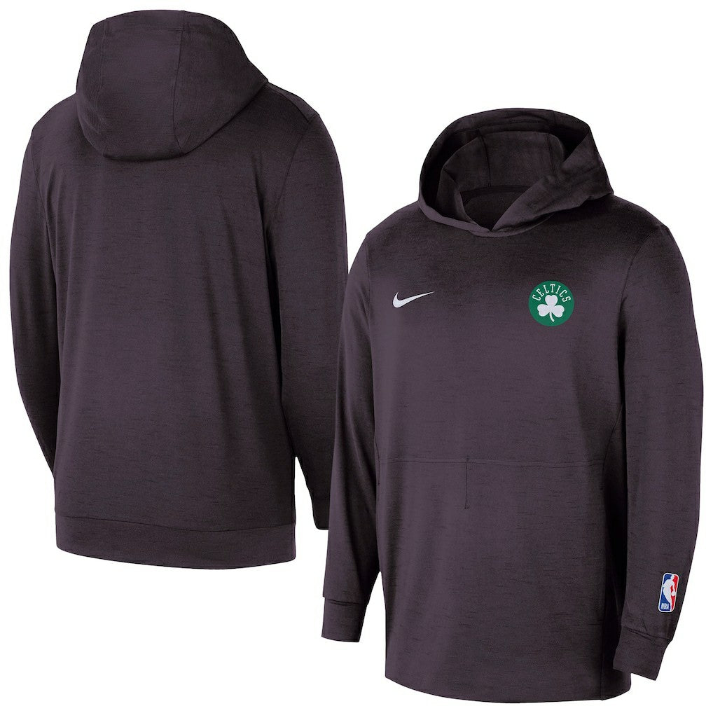 Boston Celtics Authentic Practice Yoga Restore Dri-Fit Pullover Hoodie Black | Nike US