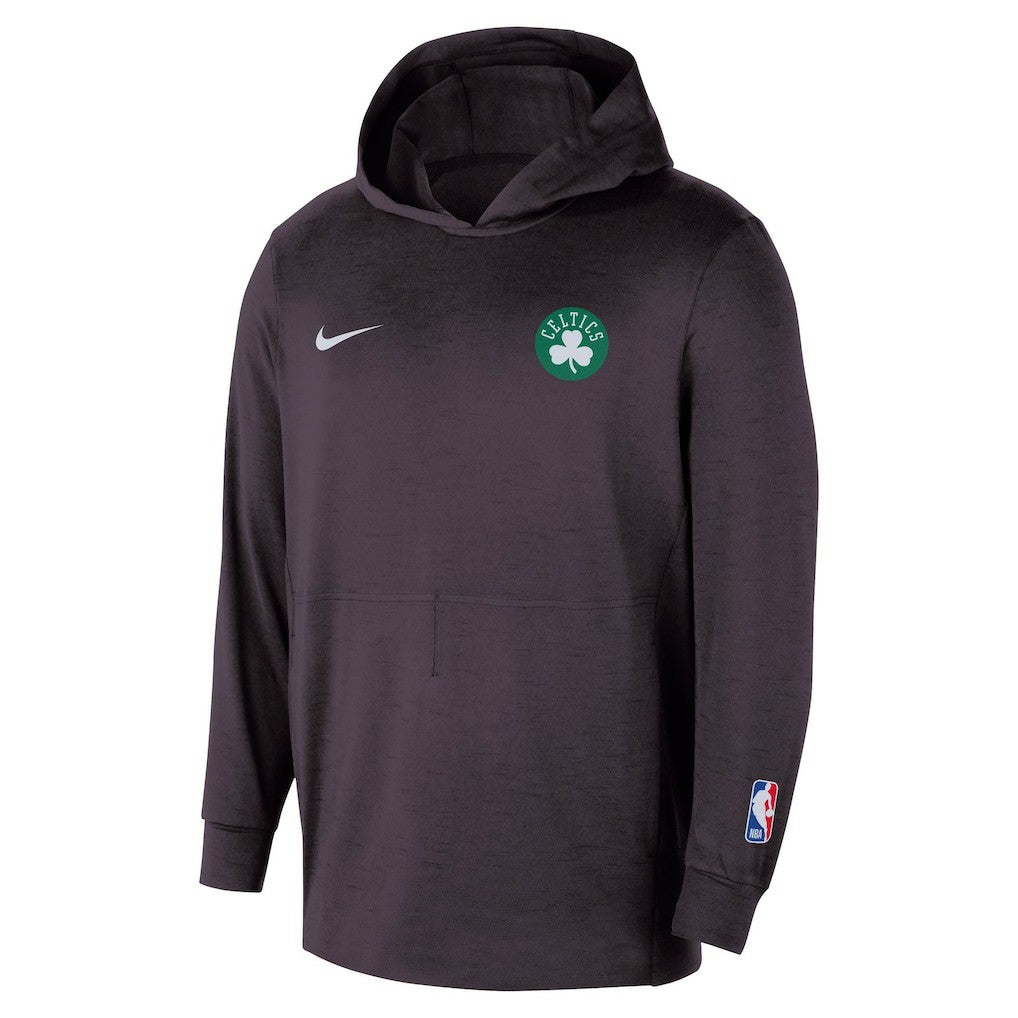 Boston Celtics Authentic Practice Yoga Restore Dri-Fit Pullover Hoodie Black | Nike US