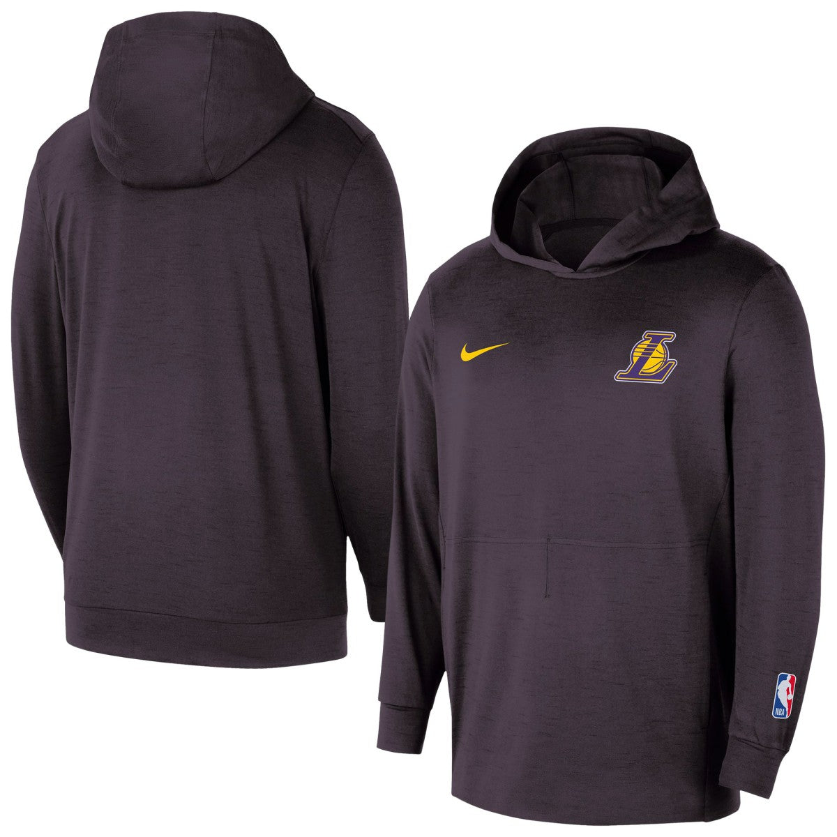 Los Angeles Lakers Authentic Practice Yoga Restore Dri-Fit Pullover Hoodie Black | Nike outlet